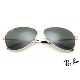 cheap replica Ray Ban RB3811 Aviator Sunglasses Gold Sunglasses online sale 90 off